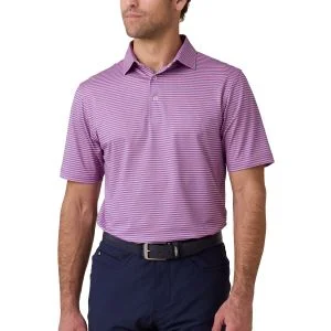 Straight Down Del Mar Stripe Golf Polo
