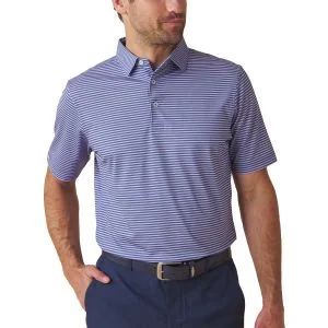 Straight Down Del Mar Stripe Golf Polo