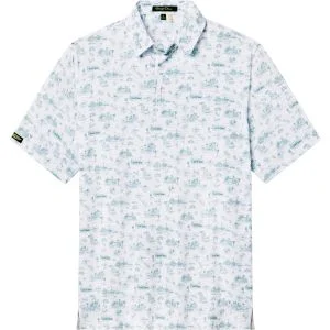 Straight Down First Major Golf Polo