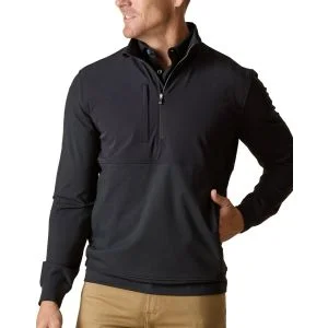 Straight Down Harding Hybrid Quarter Zip Golf Pullover