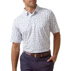 Straight Down Independence Day Golf Polo