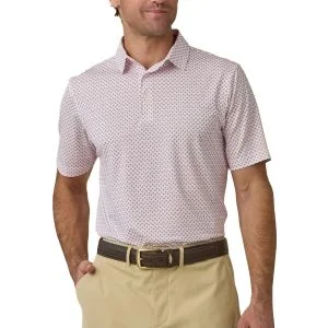 Straight Down Old Glory Golf Polo