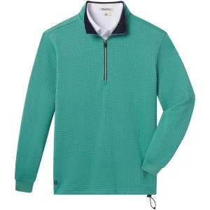 Straight Down Optic Quarter-Zip Golf Pullover