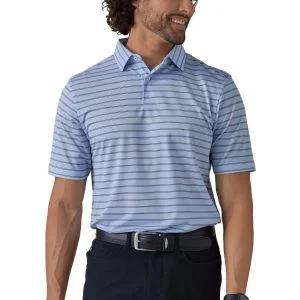 Straight Down Quintero Stripe Golf Polo