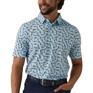 Straight Down Rocky Point Golf Polo