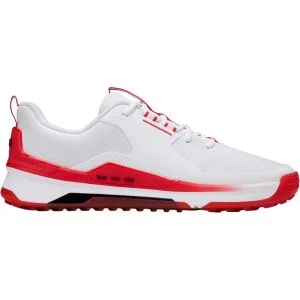 Sun Day Red Limited Edition Presidio Golf Shoes White/Red Lateral Side View