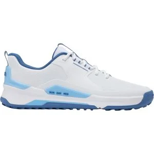 Sun Day Red Presidio Golf Shoes White/Light Blue Lateral Side View