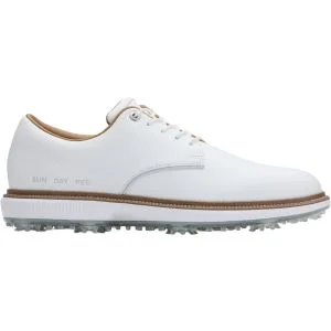 Sun Day Red Willow White/Silver Golf Shoes Lateral Side View