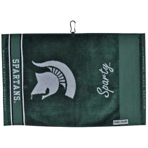 Team Effort Michigan State Spartans Jacquard Golf Towel