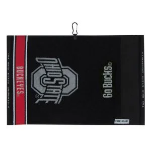 Team Effort Ohio State Buckeyes Jacquard Golf Towel