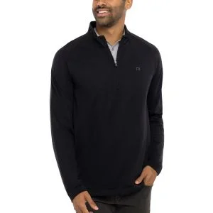 TravisMathew Upgraded Quarter Zip Golf Pullover