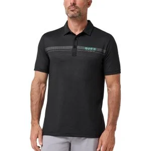 TravisMathew Featherweight Chest Stripe Golf Polo