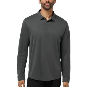 TravisMathew Handsome Town Long Sleeve Golf Polo
