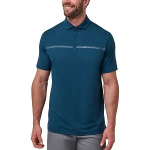 TravisMathew Heater Pro Chest Stripe Golf Polo