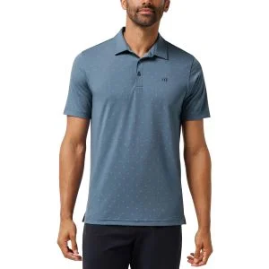 TravisMathew Performance Jersey Wave Golf Polo