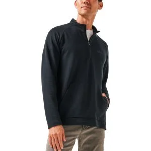 TravisMathew Performance Waffle Quarter Zip Golf Pullover