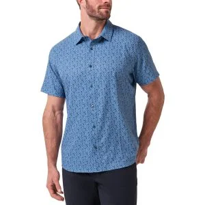 TravisMathew Techwoven Sunlight Button Up Golf Shirt