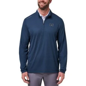 TravisMathew University of Michigan Time To Tailgate Quarter Zip Golf Pullover