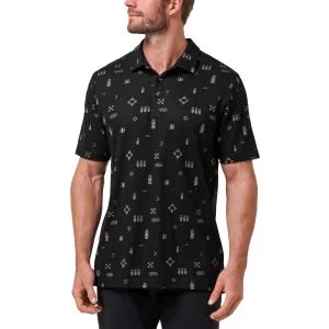 TravisMathew Weather Patterns Golf Polo