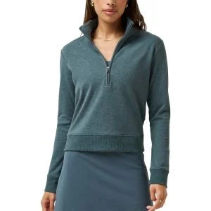 TravisMathew Womens Cloud Half Zip Golf Pullover