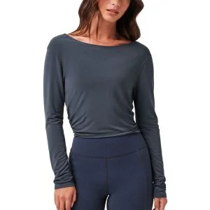 TravisMathew Womens Midnight Long Sleeve Golf Top