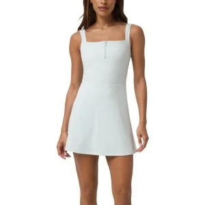 TravisMathew Womens Moveknit Tank Zip Golf Dress
