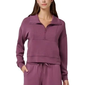 TravisMathew Womens Skyloft Soft Half Zip Golf Pullover