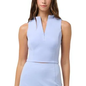 TravisMathew Womens Sunfire Zip Golf Tank