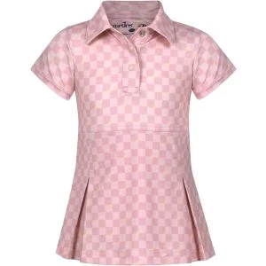 Turtles & Tees Toddler Girls Mini Keely Short Sleeve Golf Dress