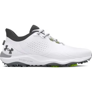 Under Armour UA Drive Pro Golf Shoes White/Metallic Gun Metal Hero