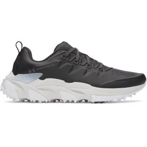 Under Armour UA Halo Tour Spikeless Golf Shoes Black/Castelrock Lateral Side View