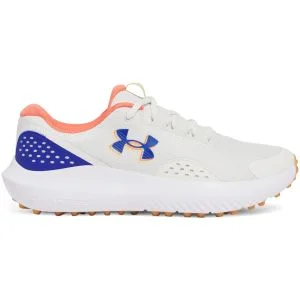 Under Armour UA Surge Golf Shoes White Clay/Royal