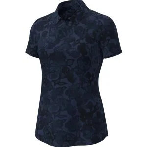Under Armour Womens Drive Rose Printed Golf Polo - ON SALE