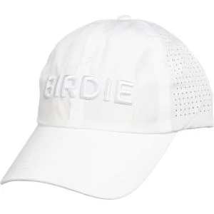 VIMHUE Women's White Birdie Puff Sun Goddess Tuck In Strap UPF 50+ Golf Hat