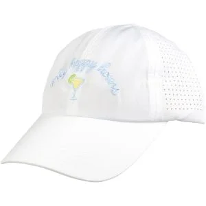 VIMHUE Women's Only Happy Hours Margarita Sun Goddess Tuck In Strap UPF 50+ Golf Hat Blue