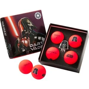 Volvik Vivid Soft Star Wars Golf Ball Gift Set - Darth Vader Red