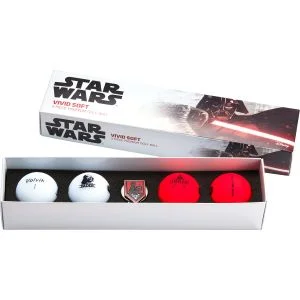 Volvik Vivid Soft Star Wars Darth Vader Golf Ball Gift Set