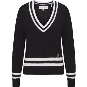 Williams Athletic Club Women's Donna Golf Sweater Black/Antique White 