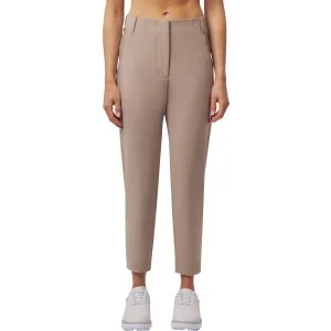 Williams Athletic Club Women's Kate Plaid Golf Pants Sand Plaid