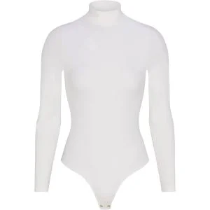 Williams Athletic Club Women's Naomi Long Sleeve Golf Bodysuit White