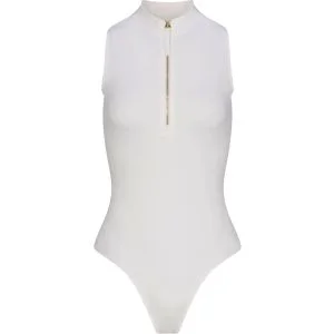 Williams Athletic Club Women's Tinsley Sleeveless Golf Bodysuit White
