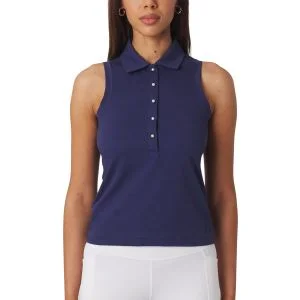 Williams Athletic Club Women's Val Sleeveless Golf Polo Legacy Navy