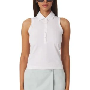 Williams Athletic Club Women's Val Sleeveless Golf Polo  White