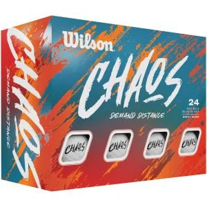 2024 Wilson Chaos Golf Balls Double Dozen Box