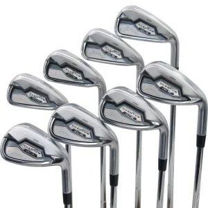 Used Callaway Quantum Max OS Irons 4 - PW, AW Right Handed True Temper Elevate 85 Stiff Flex (ZUSC1150)