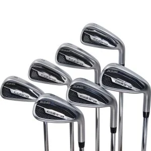 Used Cobra King Irons 5 - PW, GW Right Handed KBS Tour Lite Regular Flex (ZUSC1180)