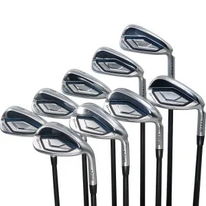 Used Ping i530 Irons 4 - 9 Right Handed Ping AWT 2.0 Matte Black