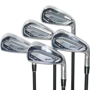 Used Srixon ZXiR HL Irons 6 - PW Right Handed KBS TGI 80 Stiff Flex (ZUSC1233)