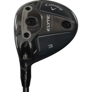 Used Callaway Elyte Ti 15&#42; 3 Fairway Wood Left Handed Aretera EC1 Blue 75 Stiff Flex (ZUSC1387)