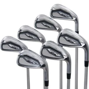 Used Callaway Quantum Max Irons 4 - PW Right Handed KBS Tour C-Taper 120 Stiff Flex (ZUSC1526)